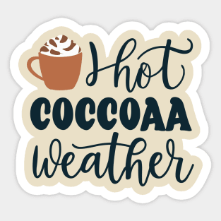 hot cocoa Sticker